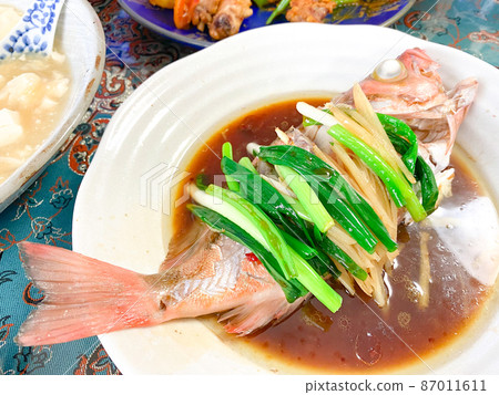 Chinese style steamed rockfish 87011611