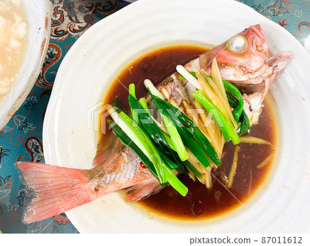 Chinese style steamed rockfish 87011612