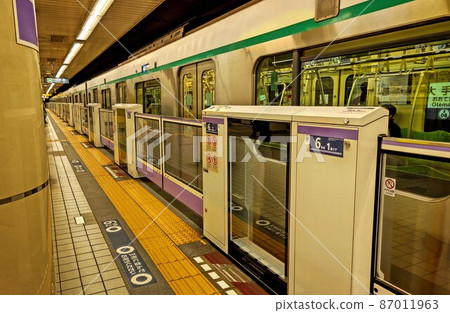 東京Metro地鐵半藏門線大手町站2022年1月 87011963