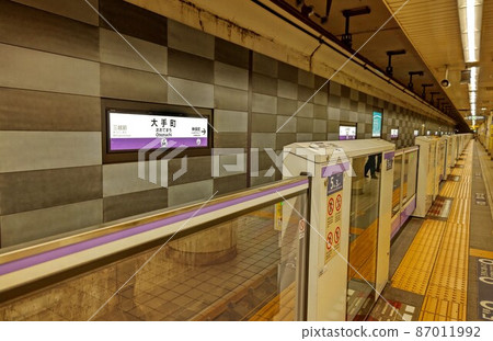 東京Metro地鐵半藏門線大手町站2022年1月 87011992