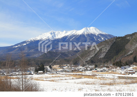 冬天從Kaita Kogen看到的三嶽山 87012861