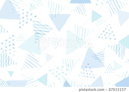 簡單可愛的三角形背景圖 87013157