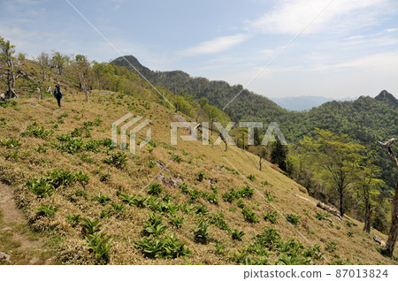 Overlooking Mt. Shakka [Totsukawa Village, Nara Prefecture, Shimokitayama Village] 87013824