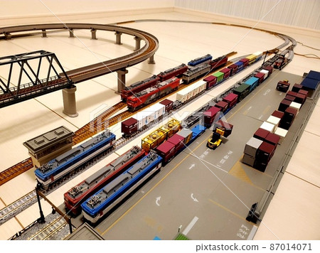 模型鐵路立體模型 E & S 方法 KATO 貨運站板 87014071