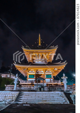 Ryuhoji Temple (Ryuhoji Temple) Tahoto Illuminated (Sendai City, Miyagi Prefecture) Ryuhoji Temple (Ryuhoji Temple) Tahoto Illuminated (Sendai City, Miyagi Prefecture) 87014823