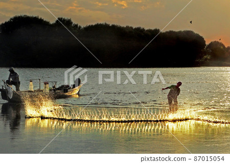 Nagara River Setari net fishing 87015054