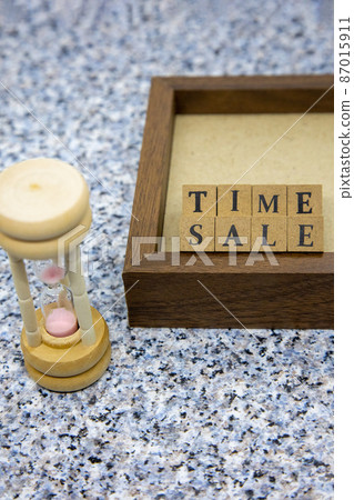 Character block and hourglass TIME SALE Character block and hourglass TIME SALE 87015911