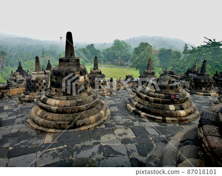 印度尼西亞婆羅浮屠寺 印度尼西亞婆羅浮屠寺 87018101