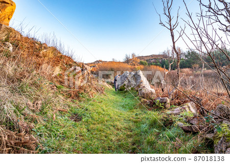 The historic mass rock by Kincasslagh in County Donegal - Ireland The historic mass rock by Kincasslagh in County Donegal - Ireland 87018138