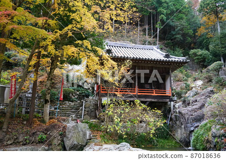 [Setouchi 33 Kannon Sacred Ground] No. 10 Fukusho-ji Benten-do Early Winter Scenery 2 Bizen City, Okayama Prefecture 87018636