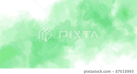 水彩紋理背景材料綠色景觀 水彩紋理背景材料綠色景觀 87018993