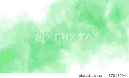 水彩紋理背景材料綠色景觀 水彩紋理背景材料綠色景觀 87018994