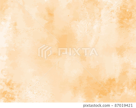 Watercolor texture background material orange autumn image 87019421