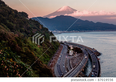 [靜岡縣]靜岡市 從Satta Pass眺望富士山的徒步路線 87019556