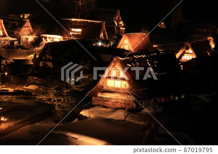 五箇山相倉燈火通明 五箇山相倉燈火通明 87019795