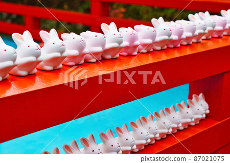 岡崎神社的兔子財富（京都） 87021075