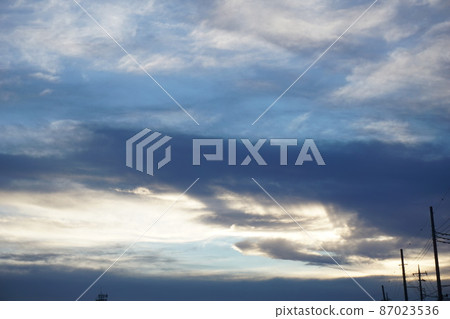 A sunset A sunset 87023536