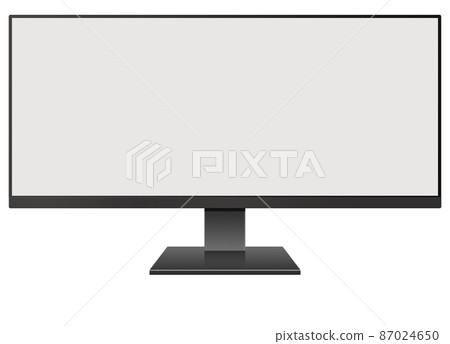 3D illustration Modern LED Computer Monitor 3D illustration Modern LED Computer Monitor 87024650