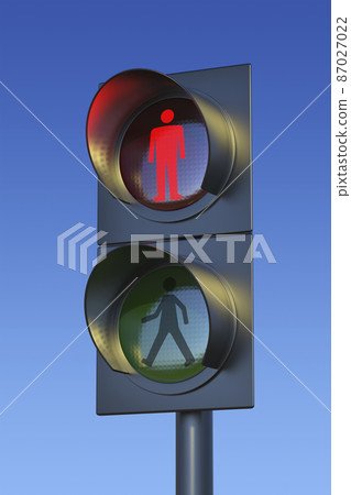 Traffic light for pedestrians 87027022