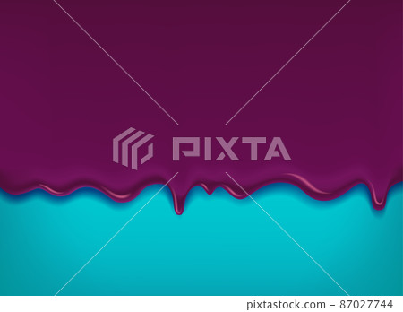 Violet jelly with blue background. Vector banner with vopy space Violet jelly with blue background. Vector banner with vopy space 87027744