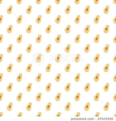 Avocado Vegetables seamless pattern. Vegetarian healthy bio food background, Vegan organic eco products. Vector illustration Avocado Vegetables seamless pattern. Vegetarian healthy bio food background, Vegan organic eco products. Vector illustration 87029500