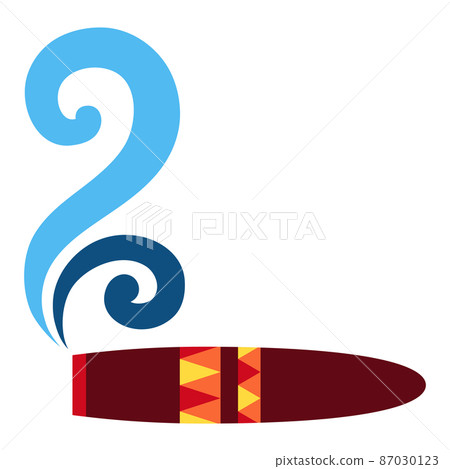Illustration of mexican cigar. Ethnic image in native style. Illustration of mexican cigar. Ethnic image in native style. 87030123