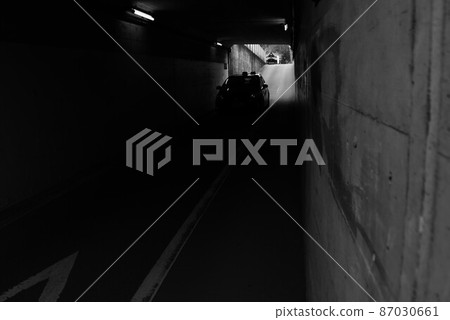 Dark lonely underpass / mental landscape Dark lonely underpass / mental landscape 87030661