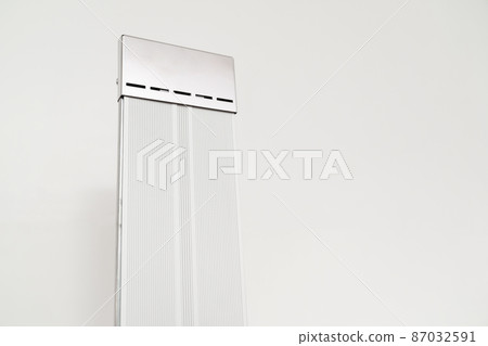 part of Infrared heater on a white background. a heating device. part of Infrared heater on a white background. a heating device. 87032591