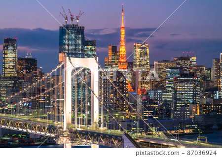 《Tokyo》 Tokyo waterfront / city night view 《Tokyo》 Tokyo waterfront / city night view 87036924