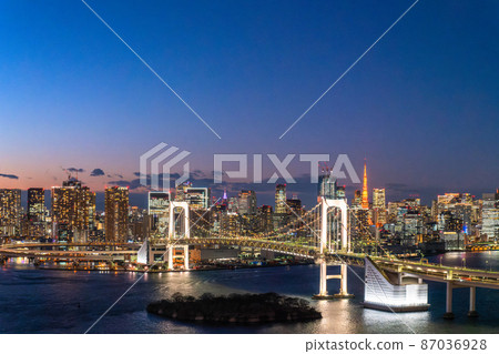 《東京》東京海濱/城市夜景 87036928