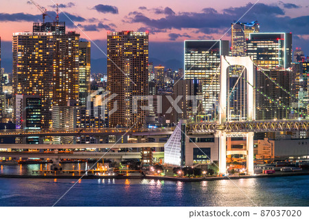 《東京》東京海濱/城市夜景 《東京》東京海濱/城市夜景 87037020