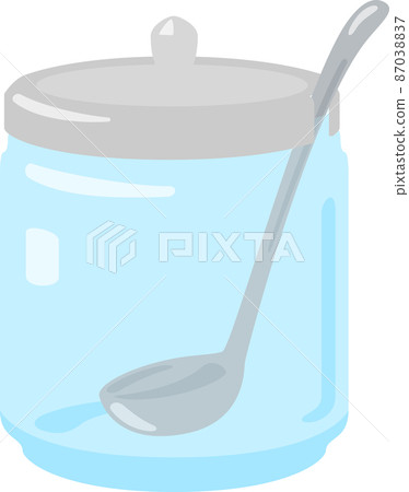 Seasoning bowl with spoon Seasoning bowl with spoon 87038837