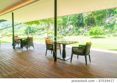 patio chair and table on balcony patio chair and table on balcony 87039417