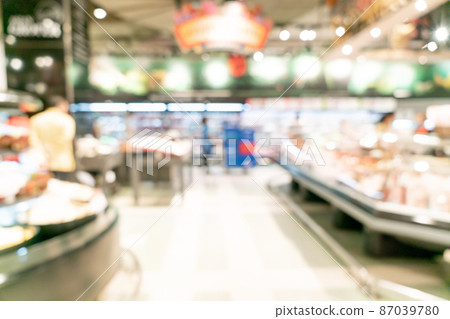 abstract blur supermarket for background abstract blur supermarket for background 87039780