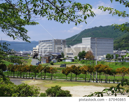 Seiyo City Hall seen from Uwa Sports Park Seiyo City Hall seen from Uwa Sports Park 87040865