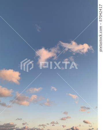 Spring sunset sky Spring sunset sky 87042417
