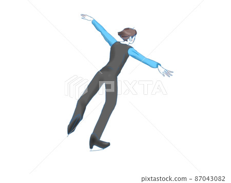Boy figure skating Boy figure skating 87043082