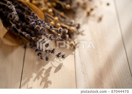 Dried flower background material image 87044478