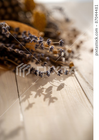 Dried flower background material image 87044481