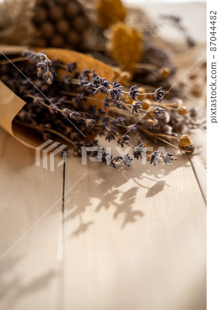 Dried flower background material image 87044482