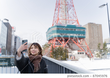 Sapporo winter tourism image 87045976