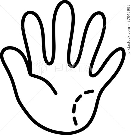 Left-handed illustration with a tooth profile Left-handed illustration with a tooth profile 87045993