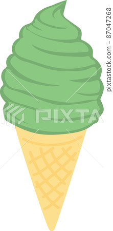 Soft serve ice cream _ matcha 87047268