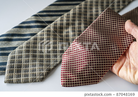 商務項目領帶 [白色背景] 87048169