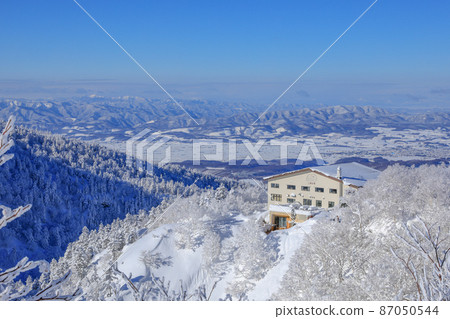 [北海道上富良野町] 雪景和十勝岳溫泉 87050544