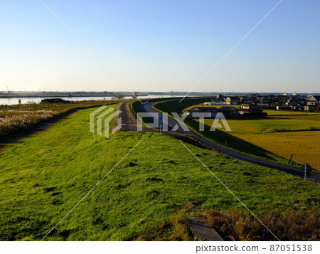 Scenery of Tone River 87051538