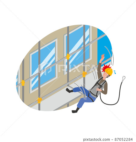 Workers falling from scaffolding Workers falling from scaffolding 87052284