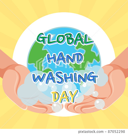 Global Hand Washing Day Banner Design 87052298