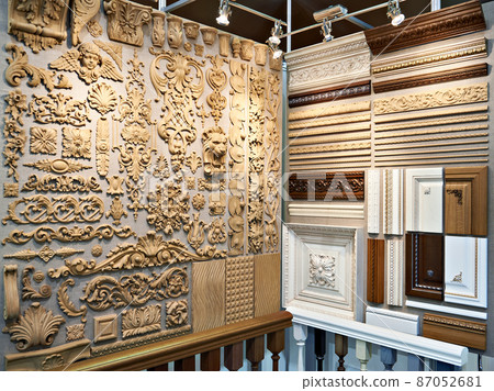 Wooden carved patterns for interior decoration 87052681