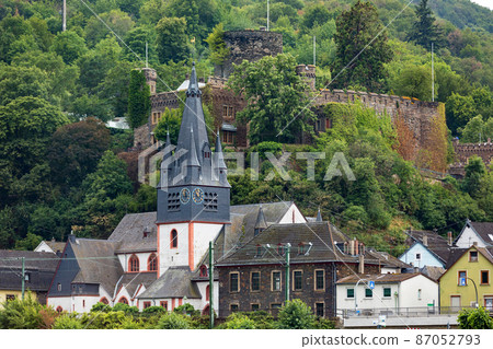 German cityscape from the Rhine 87052793